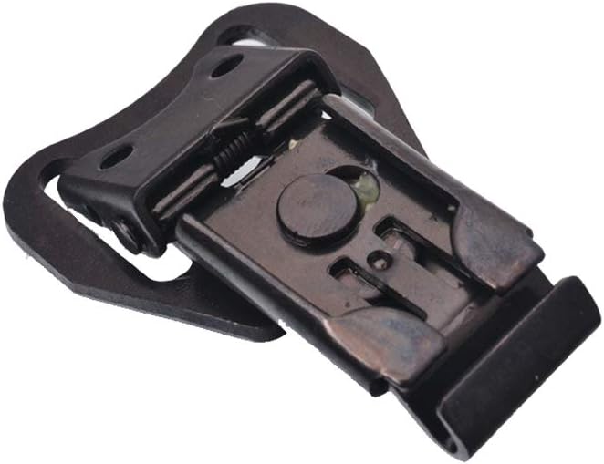 Pestillo de mariposa de acero inoxidable con candado Twist Latch Keeper Toggle Clamp Catch Case Box Chest Lock Hasps Negro