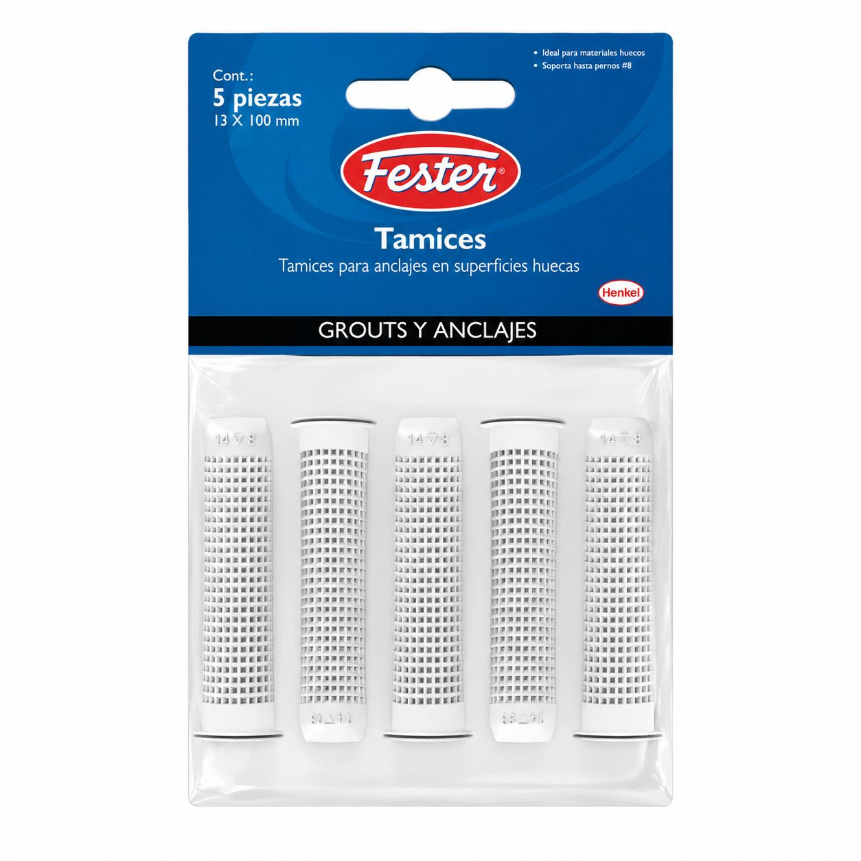 FESTER TAMICES 13 X 100 MM 5 PZAS
