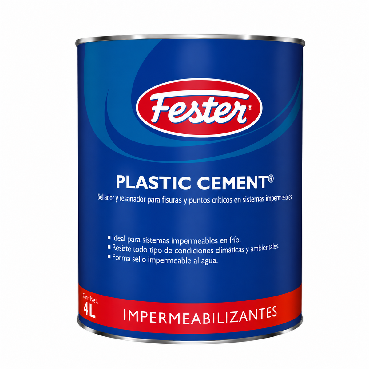 SELLADOR FESTER PLASTIC CEMENT BOTE 4 L