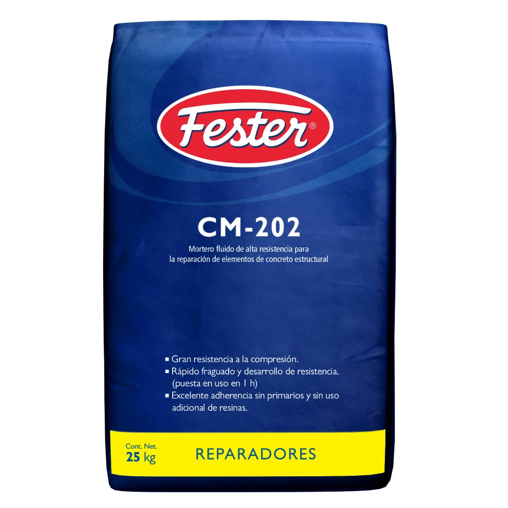 MORTERO FESTER CM 202 SACO 25 KG