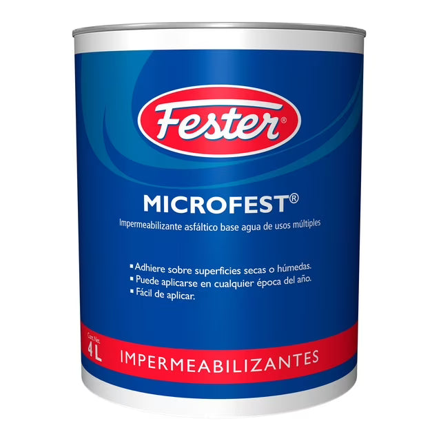 IMPERMEABILIZANTE FESTER MICROFEST BOTE 4 L